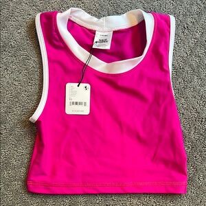 NWT pink free people Salt Gypsy Crop Surf Top xs